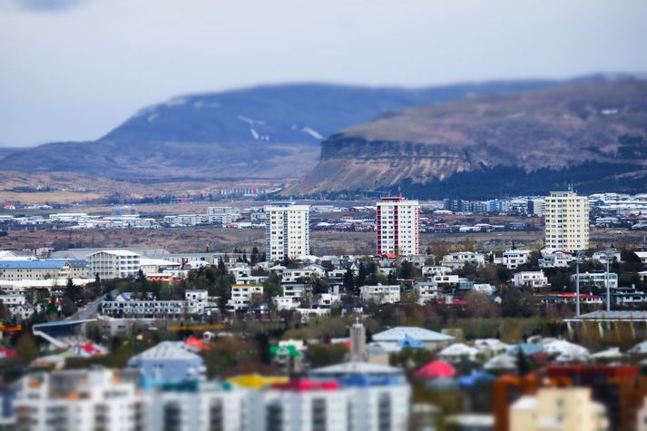 Blíðskaparveður var í höfuðborginni í dag.