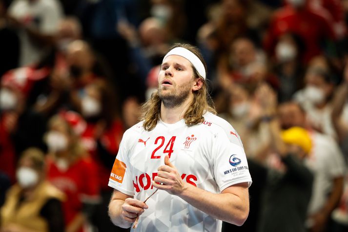 Mikkel Hansen skoraði tíu mörk í kvöld.