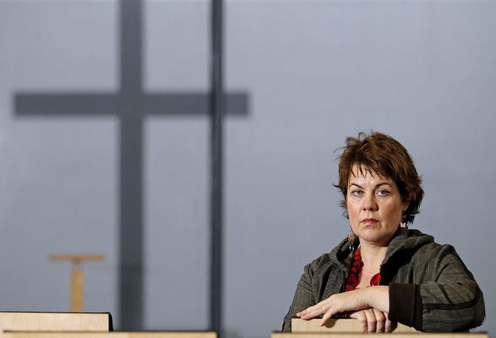 Arnhildur Valgarðsdóttir, organisti Lágafellskirkju.