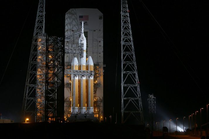 Orion geimfarið mun vonandi ferja fyrstu mennina til Mars, þegar fram líða stundir.