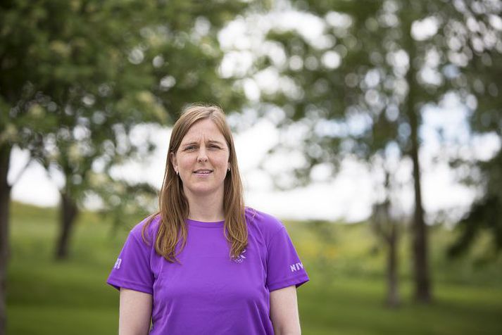 tuttugu og fimm Hrönn Guðmundsdóttir segir sífellt fleiri taka þátt í hlaupinu og karlar að séu ekki síður velkomnir en konur. fréttablaðið/ernir