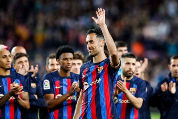 Sergio Busquets getur kvatt sviðið sáttur eftir magnaðan feril.