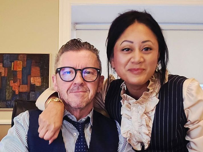 Sveinn Andri og Vigdís eru orðin hjón.