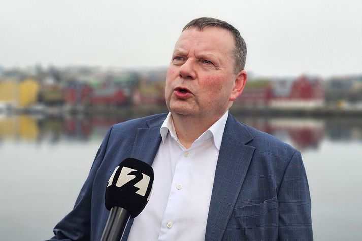 Finn Jakobsen, þáverandi forstjóri Magn í Færeyjum, í viðtali við Stöð 2 í Þórshöfn í fyrrasumar.