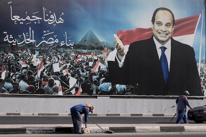 Abdel Fattah el-Sisi hefur verið forseti Egyptalands frá 2014.
