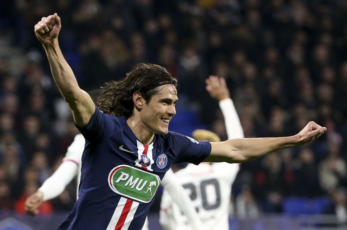 Edinson Cavani gæti orðið leikmaður Manchester United í dag.