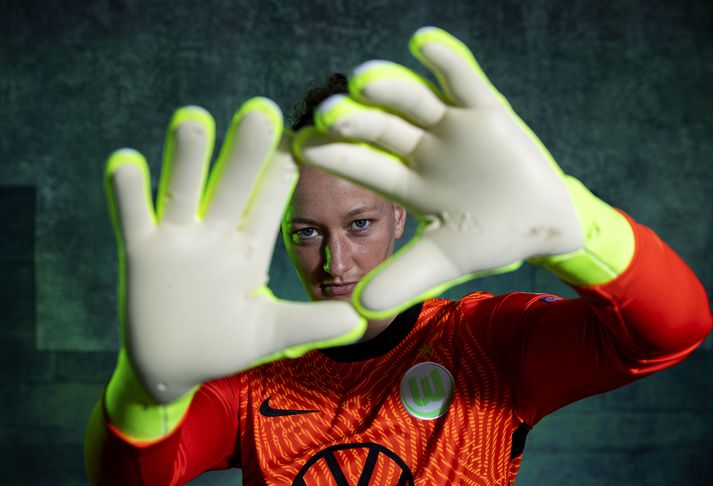 Almuth Schult vann Meistaradeildina með liði Wolfsburg.