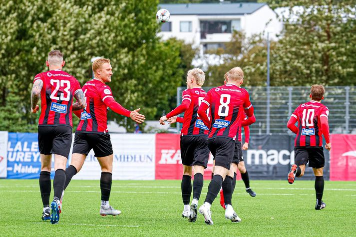 Víkingar þurfa að ferðast til Bretlands í Sambandsdeildinni.