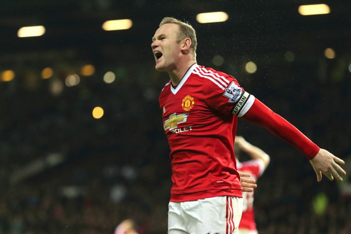Rooney í leiknum í kvöld.