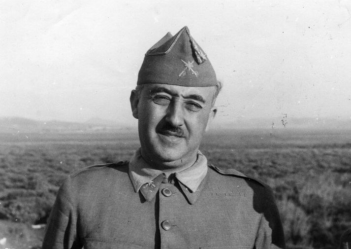 Francisco Franco var einræðisherra á Spáni í 36 ár.