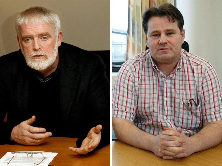 Gylfi Arnbjörnsson, forseti ASÍ, og Vilhjálmur Birgisson, formaður Verkalýðsfélags Akraness.