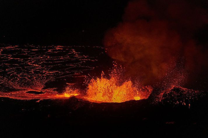 Talið er að um níu milljónir rúmmetra af kviku hafi safnast undir Svartsengi. Það er álíka magn og hljóp í síðasta eldgosi.