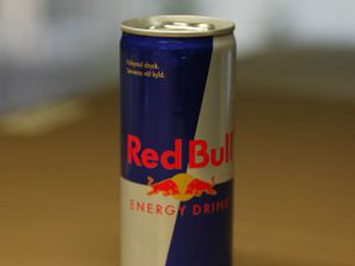 Red Bull orkudrykkur.