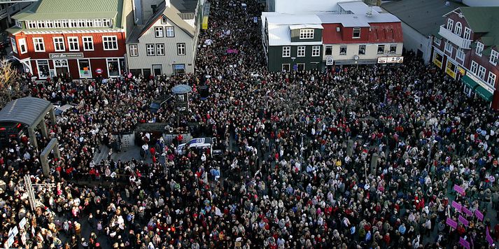Frá Kvennafrídeginum 2005.