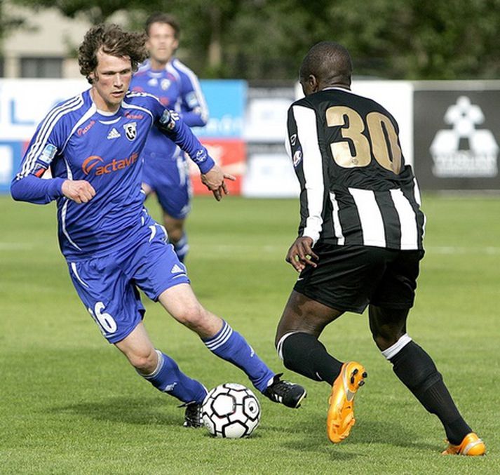 Matthías Guðmundsson í leik með FH.