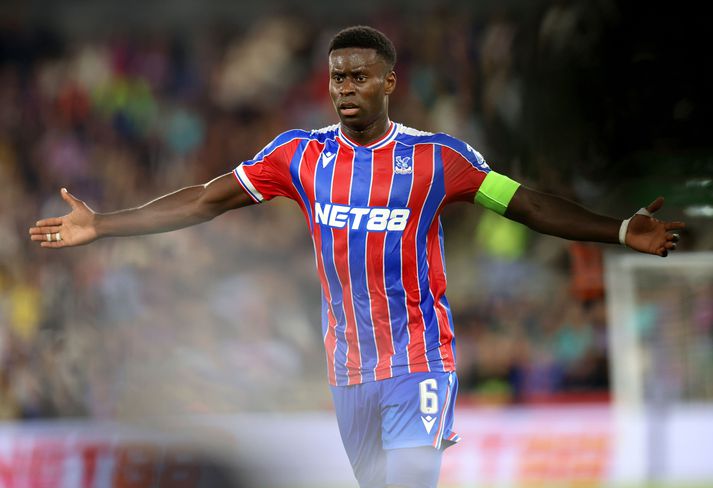 Marc Guehi var mjög öflugur í vörn Crystal Palace á móti Fredrikstad í kvöld.