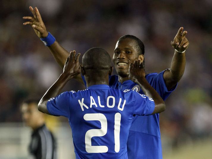 Didier Drogba og Salomon Kalou.