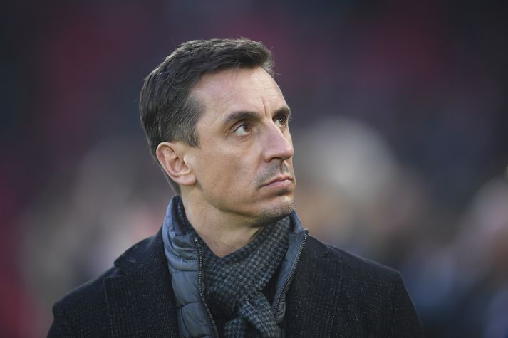 Gary Neville fagnar 45 ára afmæli sínu í dag.