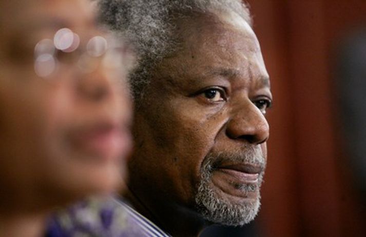 Kofi Annan á erfitt verk fyrir höndum.