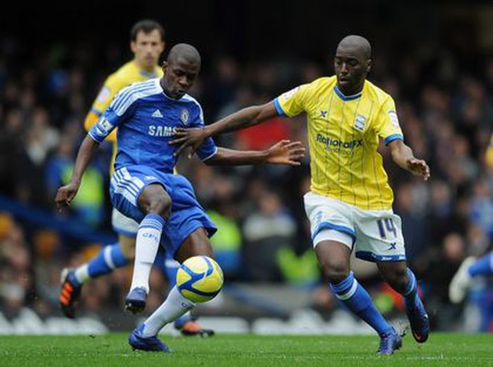 Úr leik Chelsea og Birmingham í gær.