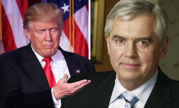 Jón Magnússon: Trump vann þrátt fyrir að nánast öll pressan væri á móti honum. Trump vann þó að fjármálakerfi banksterana og fyrirmenn eins og t.d. Bush feðgar styddu gjörspillta Hillary.