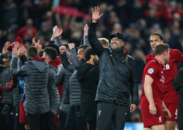 Klopp er búinn að koma Liverpool í úrslit Meistaradeildar Evrópu annað árið í röð.