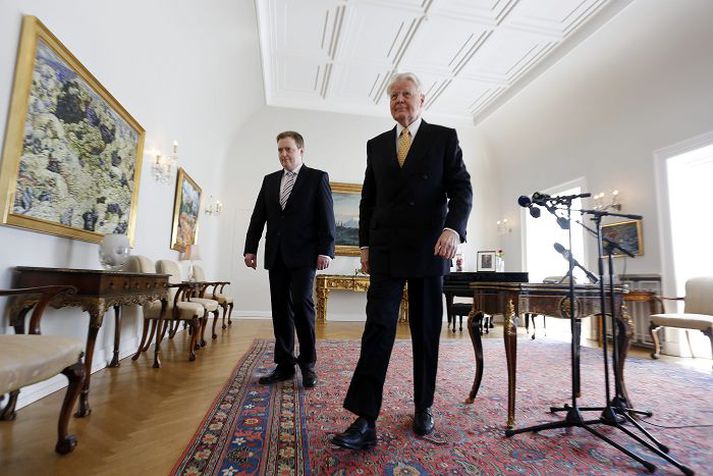 Formenn Framsóknarflokksins og Sjálfstæðisflokksins hafa ekki ráðgert fundi í dag en þeir hafa fundað tvisvar síðan Sigmundur Davíð fékk stjórnarmyndunarumboðið. Fréttablaðið/valli