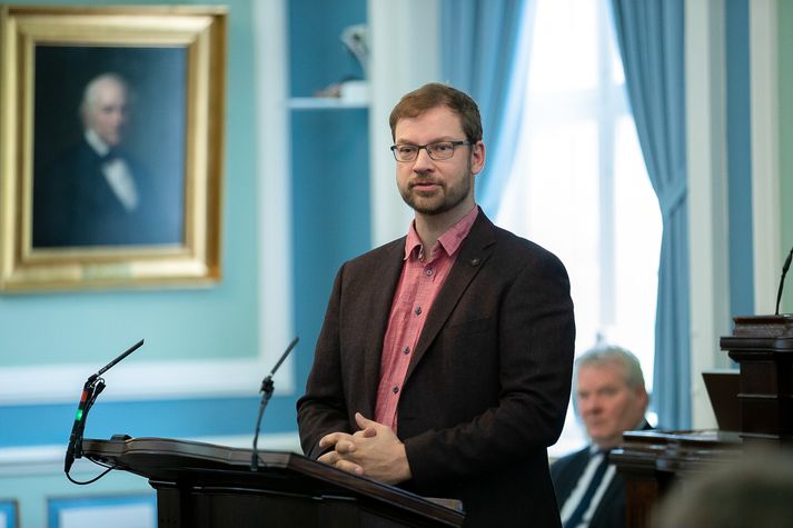 Þingmennirnir Björn Leví Gunnarsson, Oddný G. Harðardóttir og Willum Þór Þórsson ræddu um fjárlagafrumvarp ríkisstjórnarinnar í þættinum Sprengisandi á Bylgjunni í dag.