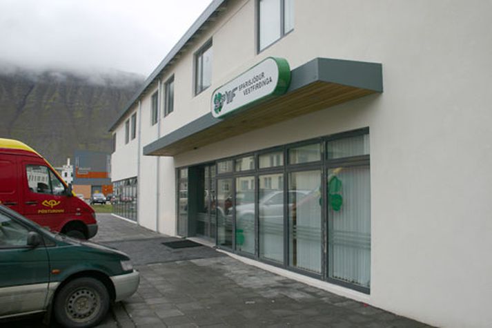 Sparisjóðurinn í Keflavík var m.a. með útibú á Ísafirði.