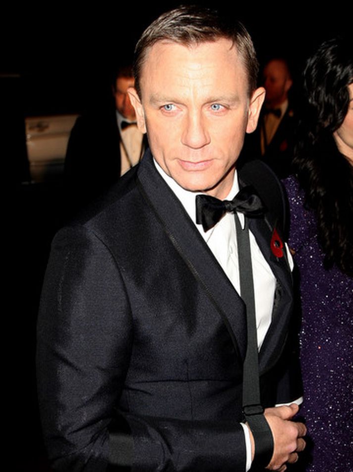 Daniel Craig leikur James Bond þessa dagana.
