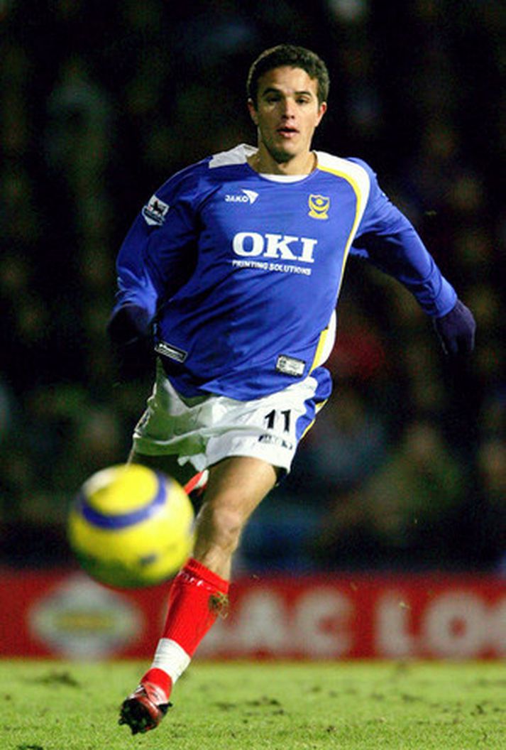Laurent Robert í leik með Portsmouth árið 2005.