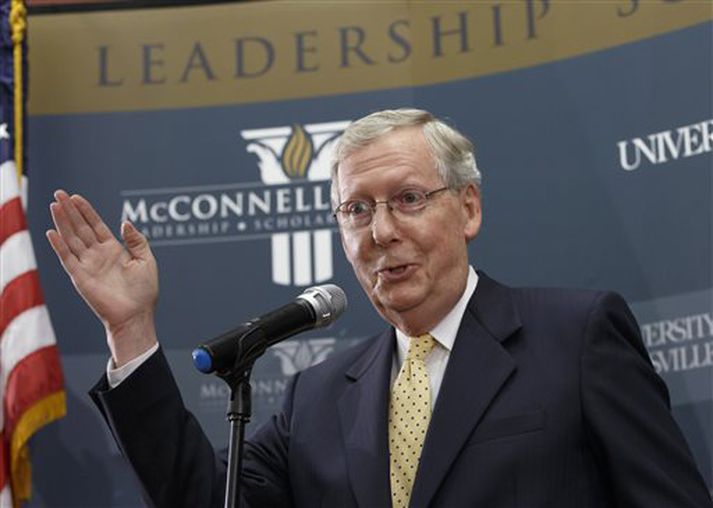 McConnell hefur gefið það út að hann muni ekki standa í vegi fyrir frumvörp og nauðsynlegar lagabreytingar nái fram að ganga.