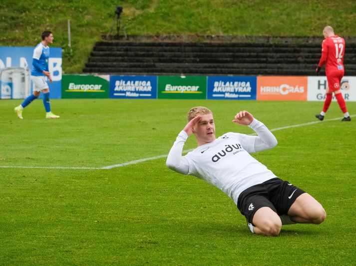FH-ingar fóru illa með Stjörnumenn í fyrri hálfleik.