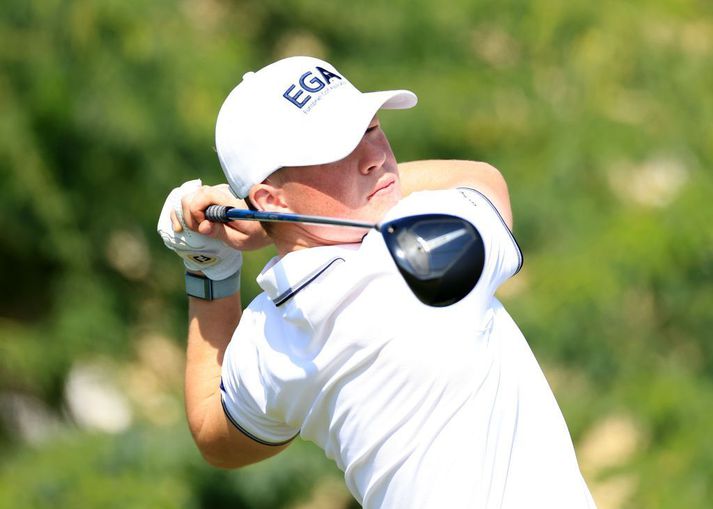Gunnlaugur Árni Sveinsson hefur farið mikinn að undanförnu og var verðlaunaður með sæti á Arnold Palmer-mótinu.