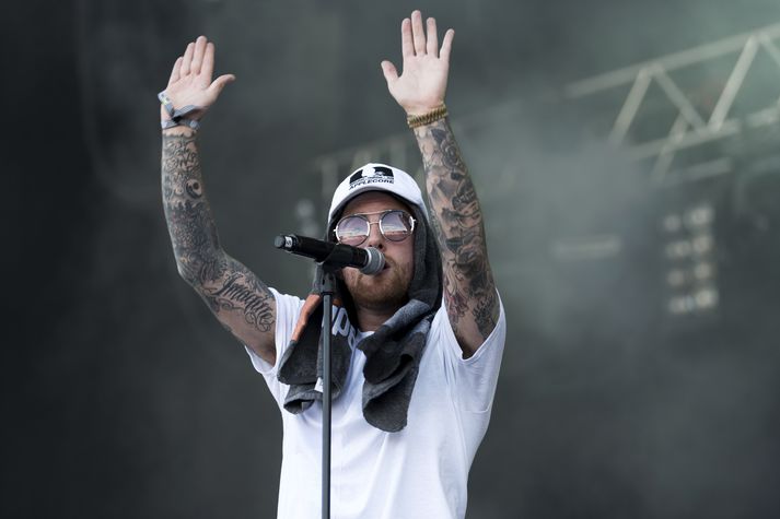 Rapparinn Mac Miller, sem hér spilar á Frauenfeld hátíðinni í Sviss árið 2017, er látinn