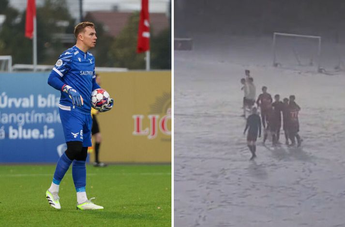 Ögmundur Kristinsson byrjaði leik Vals en var ekki í byrjunarliði á leikskýrslu, og FH-ingar hættu eftir fyrri hálfleik gegn Fylki í snjóleik í Árbænum.