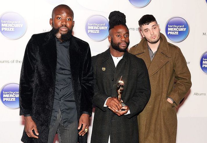 Hljómsveitin Young Fathers bar sigur úr býtum á Mercury-verðlaunahátíðinni.