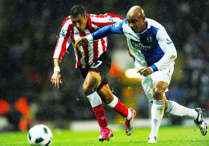 El Hadji Diouf hefur ekki átt upp á pallborðið hjá Steve Kean stjóra Blackburn.