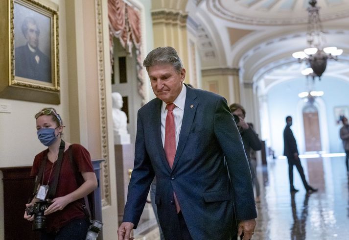 Joe Manchin hefur haft mikið að segja um þau fáu frumvörp sem hafa verið samþykkt af öldungadeild Bandaríkjaþings undanfarið.