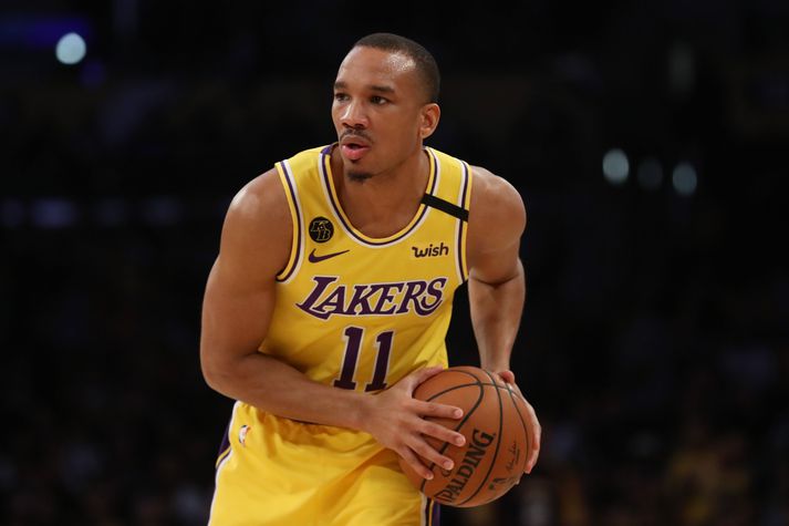 Avery Bradley var í stóru hlutverki hjá Los Angeles Lakers áður en tímabilið var stöðvað vegna kórónuveirufaraldursins.