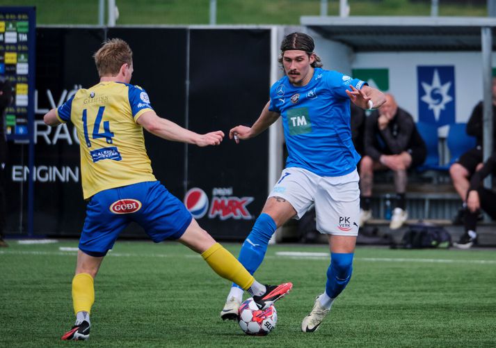 Örvar gulltryggði sigurinn i blálokin.