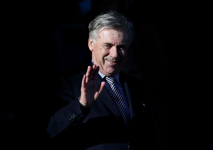 Ancelotti er hann var tilkynntur til leiks hjá þeim bláklæddu.