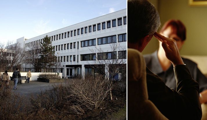 Maðurinn var vistaður á bráðageðdeild við Hringbraut.