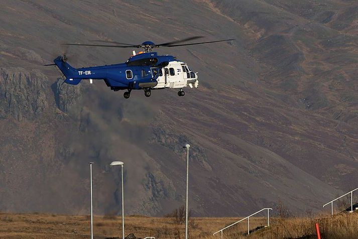 Þyrlusveit Landhelgisgæslunnar var kölluð út tvisvar.