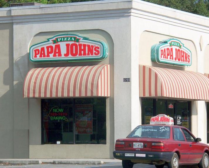 Það hitnaði heldur betur í kolunum hjá Papa John's í Flórída.