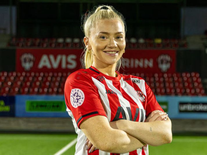 Kristrún Ýr er leikjahæsti leikmaður í sögu Keflavíkur og hefur spilað allan sinn feril hingað til með uppeldisfélaginu. 