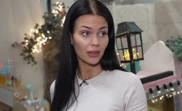 Hanna Rún með smekklegan bílskúr heima hjá sér. 