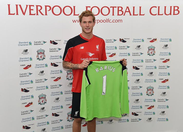 Karius mun spila í treyju númer eitt hjá Liverpool.