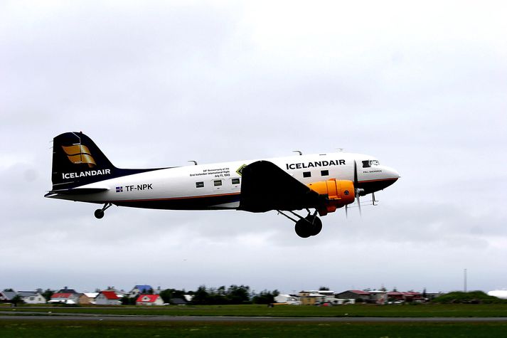 DC 3 eða Þristurinn eins og hann var oftast kallaður.