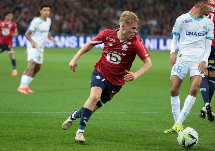 Hákon Arnar Haraldsson er á sínu fyrsta tímabili hjá Lille.